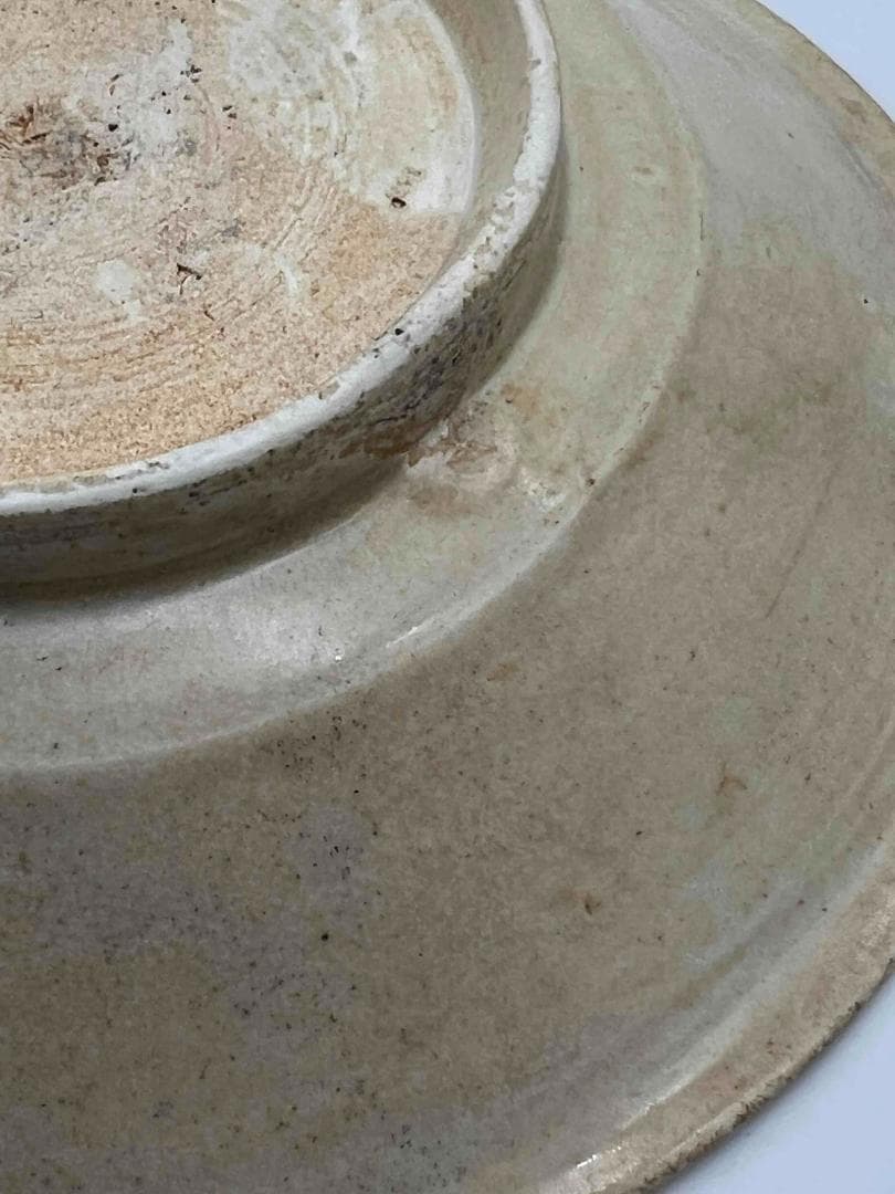 宋時代　定窯　白磁葵口皿 盞　影青　景徳鎮　唐物　古賞物　時代物(E-92)