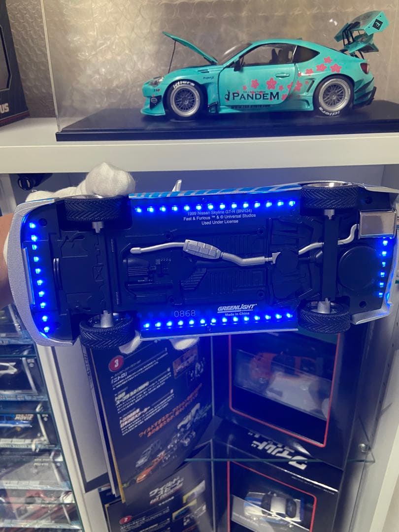 LEDモデル☆ GREENLiGHT ワイルドスピード スカイライン GT-R