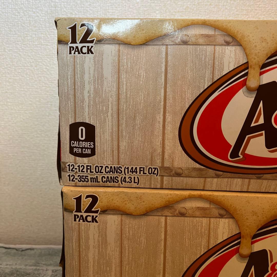 A&W ゼロシュガー ルートビール 12缶✖︎４ケース