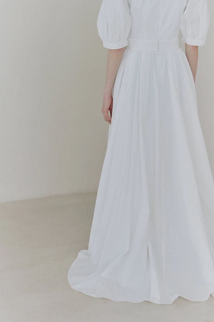 kaene タフタカシュクールドレス