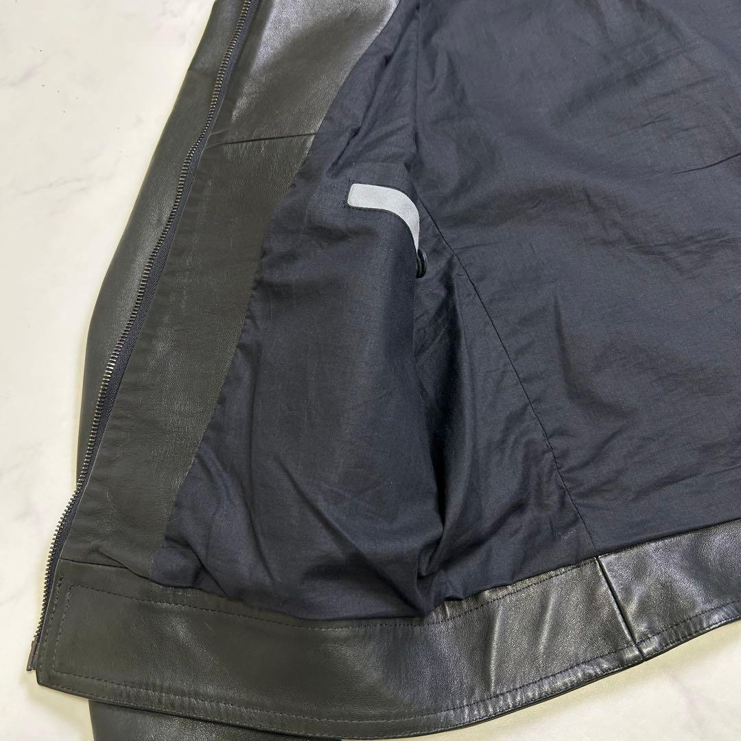 【ITALY製】EMMETI レザージャケット JURI 黒 44
