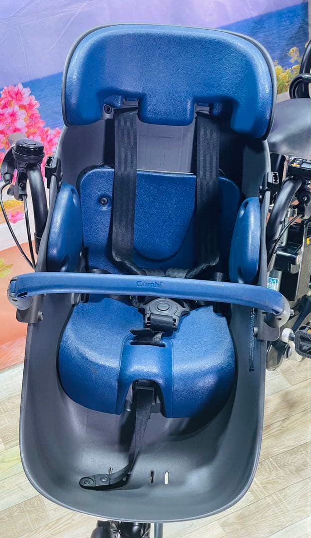 パナソニックギュット⭐️12AH！子供乗せ電動アシスト自転車Y2346