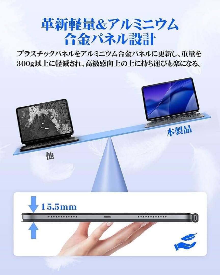 マジックキーボード iPad Air7 13インチ Air6(M2) 磁気
