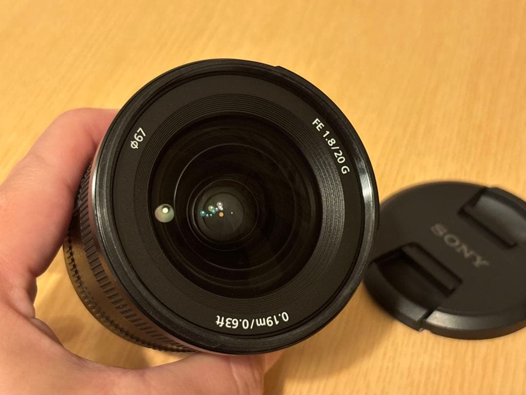 SONY FE 20mm f1.8 単焦点　SEL20F18G フィルター３枚