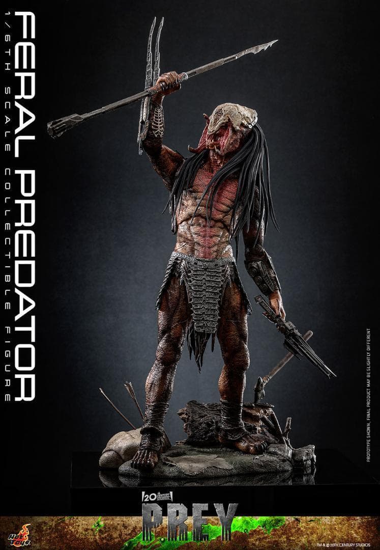 ホットトイズ1/6 プレデター ザ・プレイ フィアラル・プレデター TMS114