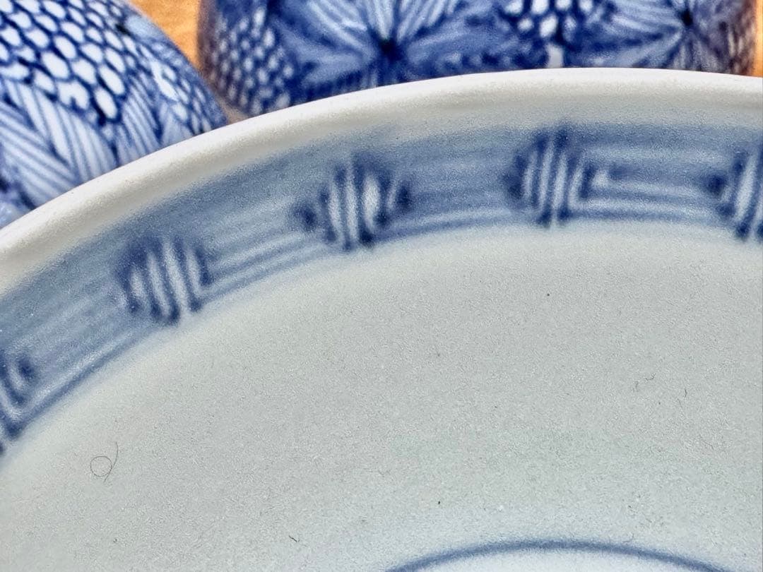 染付蓋付小丼