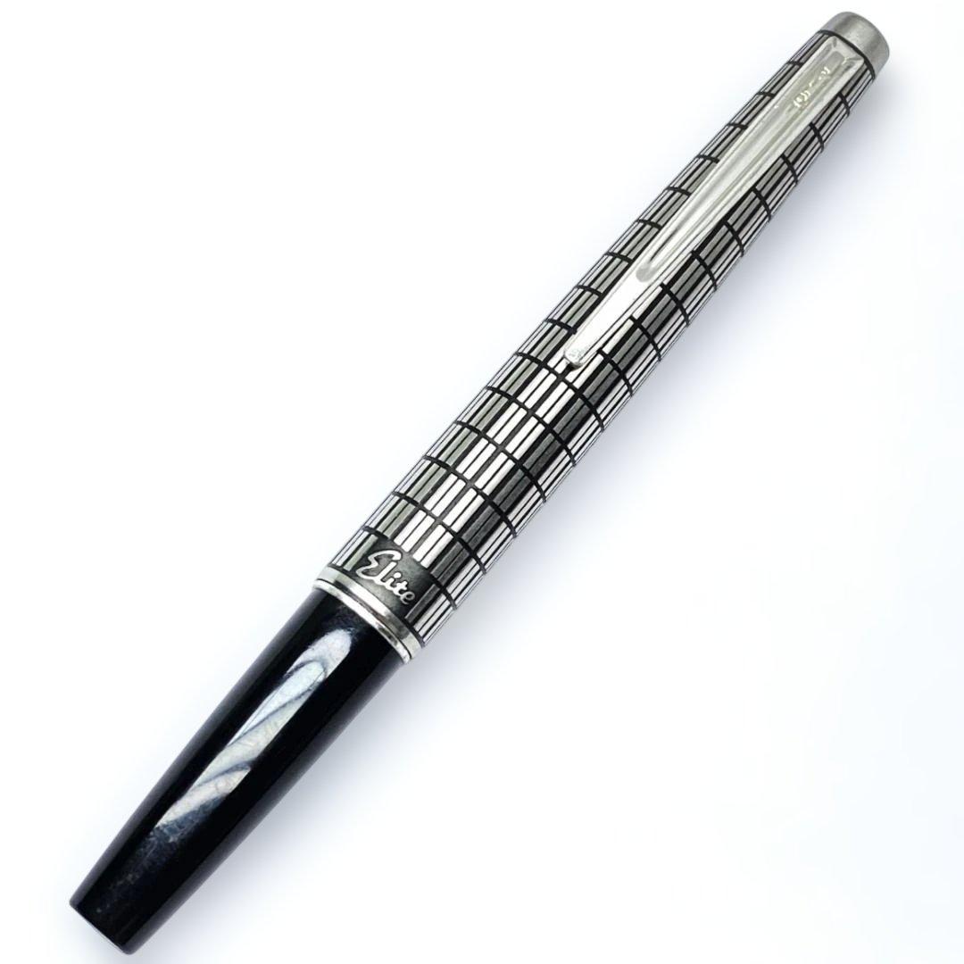 PILOT Elite エリート 格子柄 18K F 万年筆