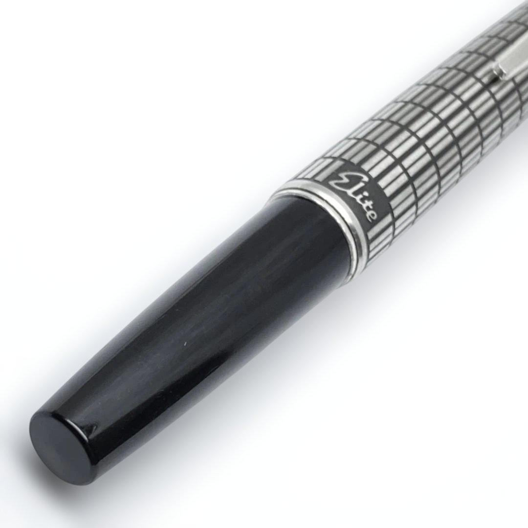PILOT Elite エリート 格子柄 18K F 万年筆