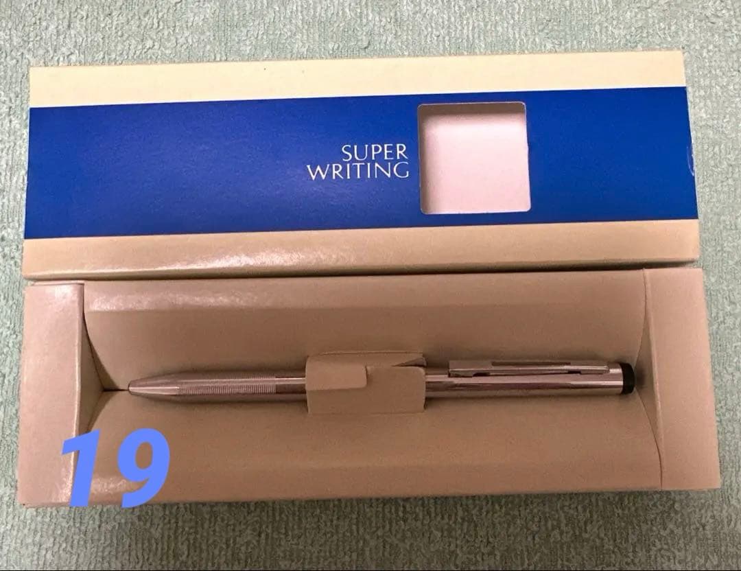 SUPER WRITING ボールペン シルバー〈19〉