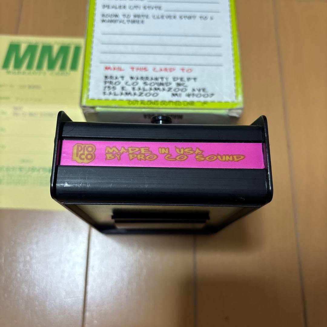 Pro Co BRAT Distortion 箱付き