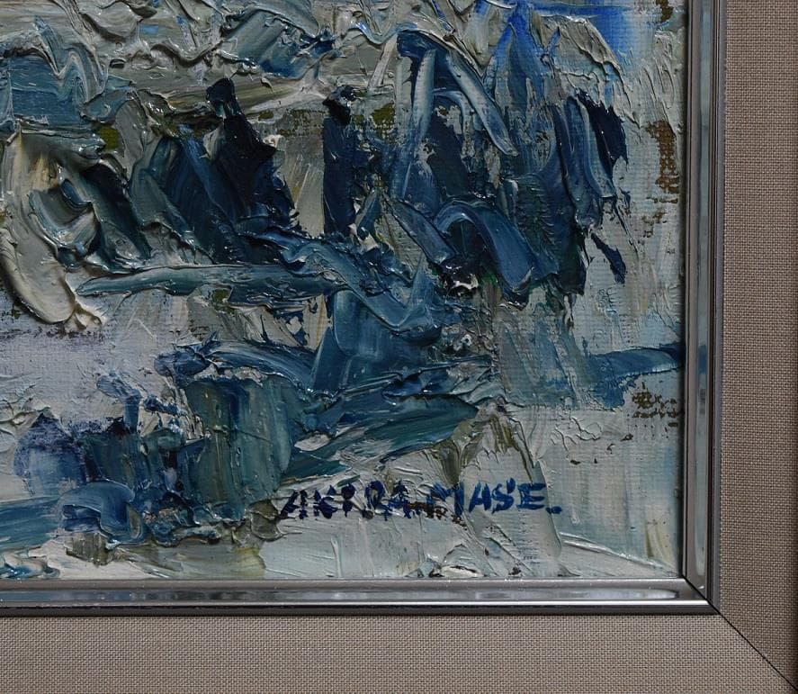 ★特選作品　絵画・洋画・真作　　富士(冬)　作品