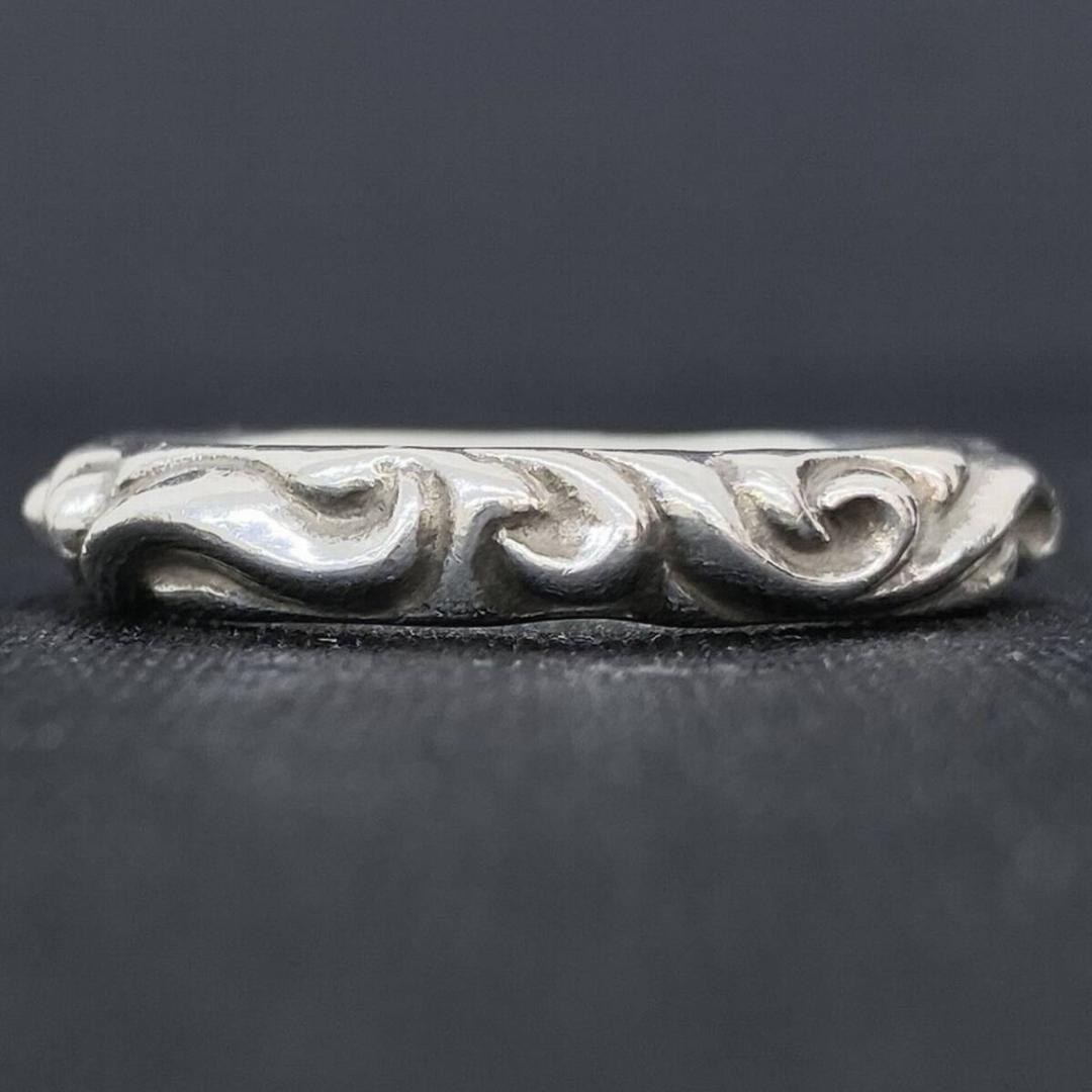 正規品 CHROME HEARTS SCROLLBAND RING 21.5号