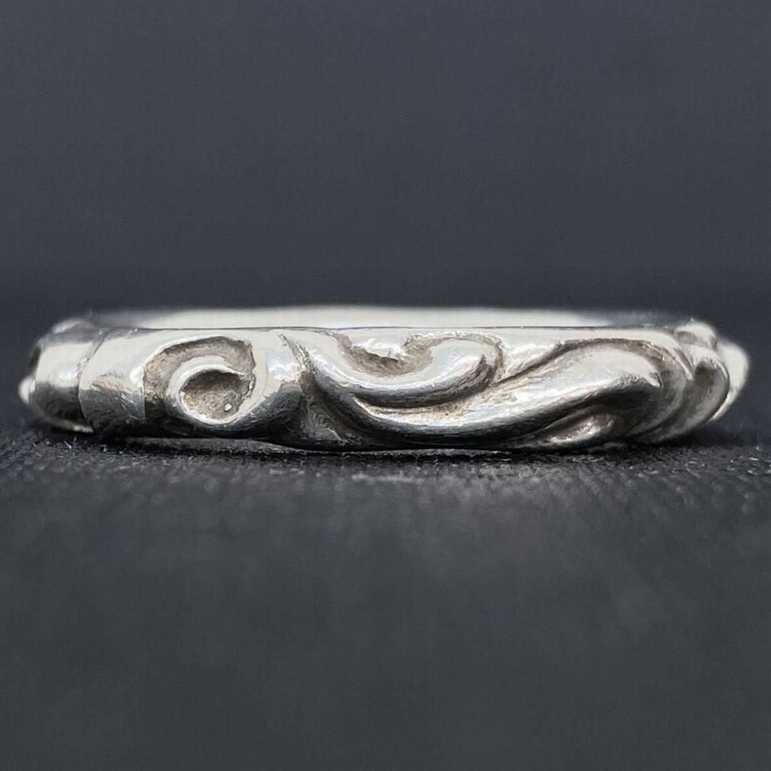 正規品 CHROME HEARTS SCROLLBAND RING 21.5号