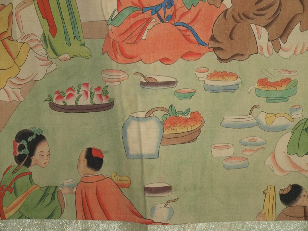 中国明時代の掛軸　黄道周作 激安骨董品　肉筆保証　保管品 BD432A11-6