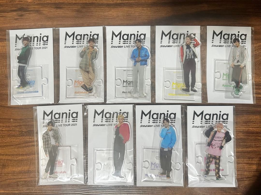  Man スノーマン アクリルスタンド 2021Mania コンプリート