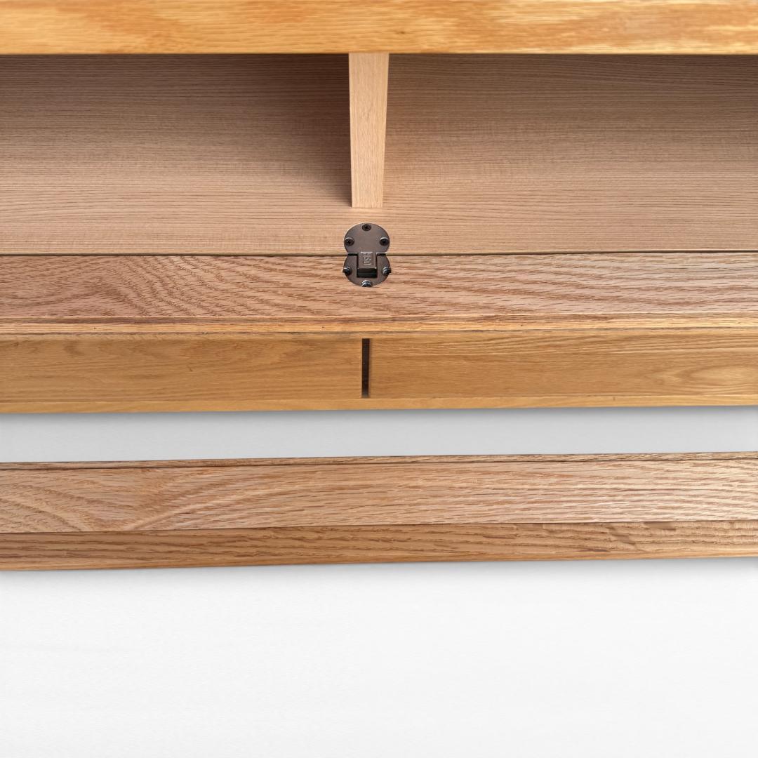 大川家具 アンリ 104TVボード レッドオーク材　日本製