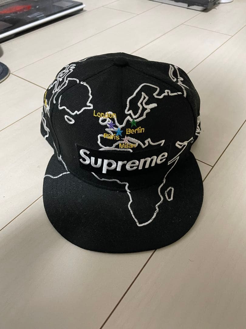 Supreme New Era Boxlogo キャップ