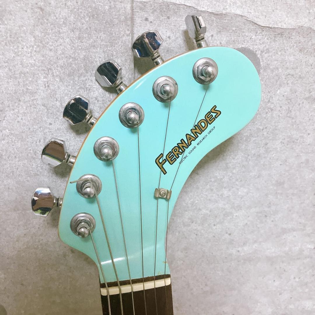 フェルナンデス ZO-3 エレキギター ライトブルー アンプスピーカー内蔵 美品