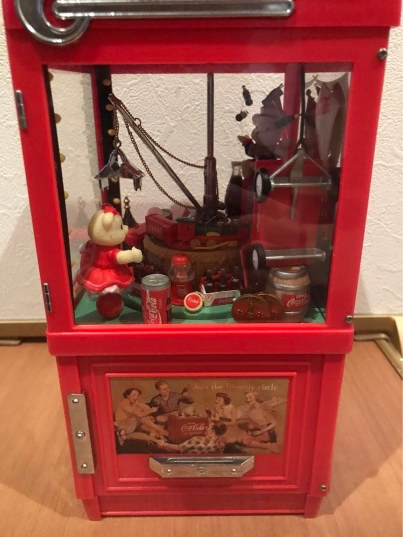 希少‼︎ コカコーラ　クレーンゲーム型　オルゴール　貯金箱