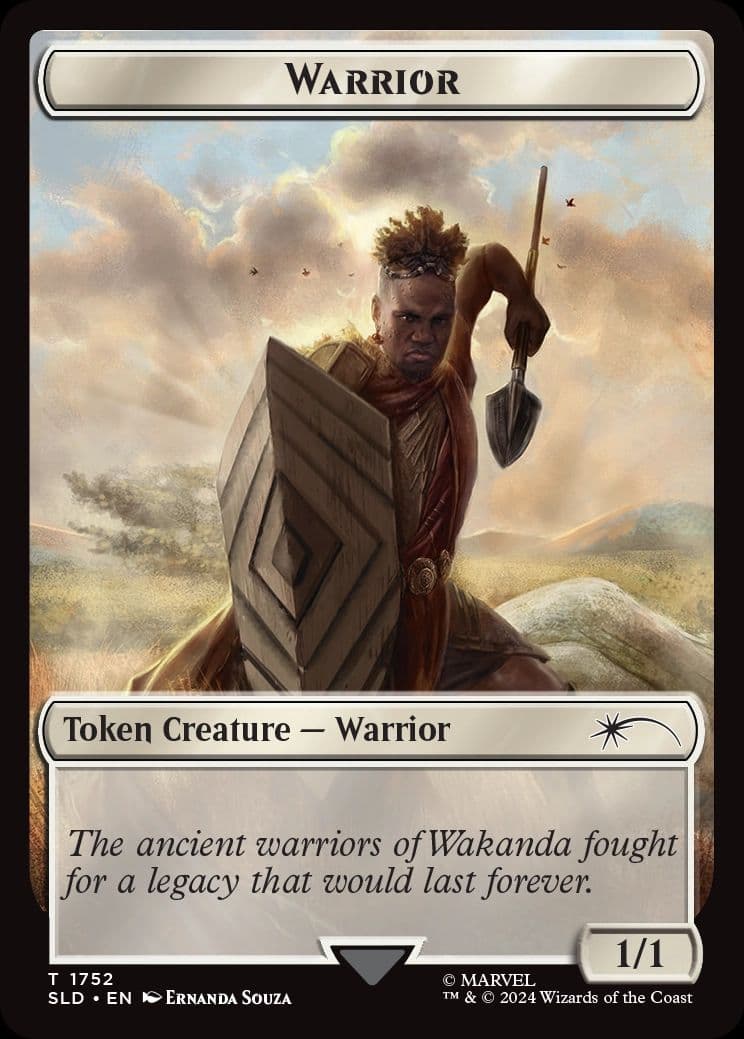 MTG シークレットレイヤー マーベル ブラックパンサー foil