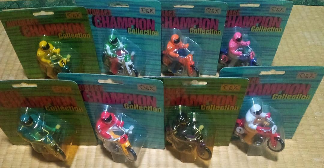 オートレース フィギュア おもちゃ レトロ 1号車~8号車