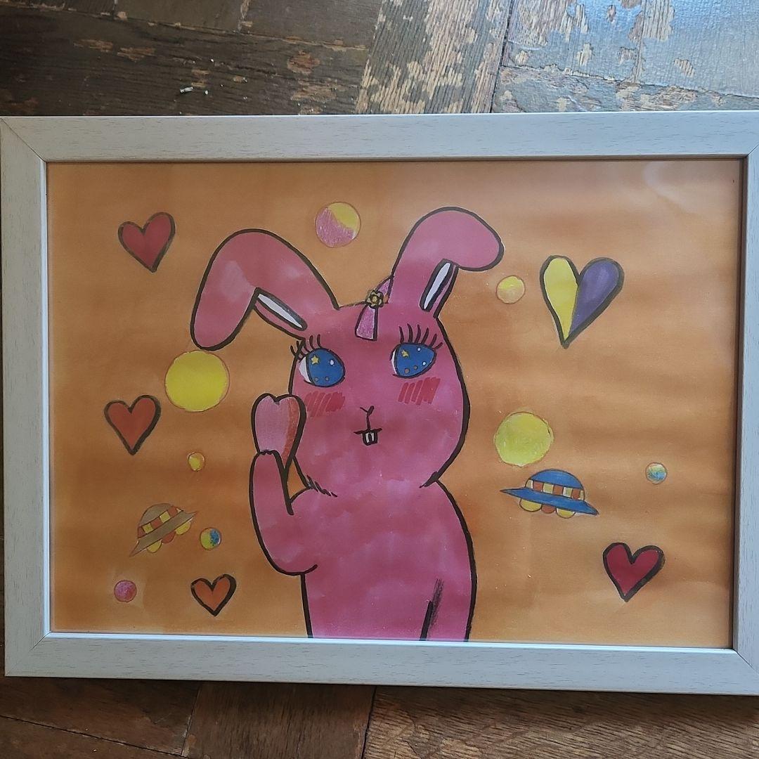 15万円です。ウサギちゃん(絵画)
