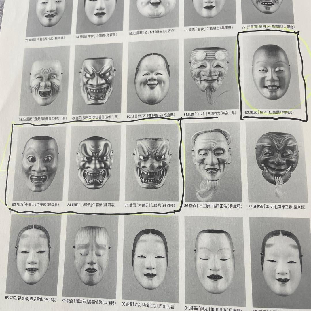 鷲鼻#能面