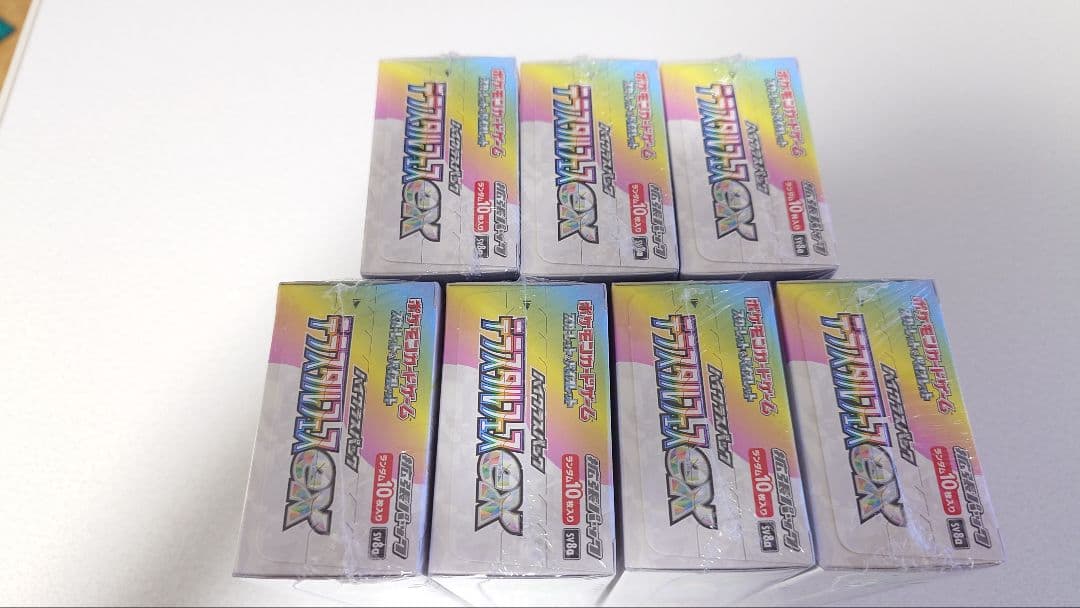 ポケモンカードゲーム テラスタルフェスex シュリンク付き 7box