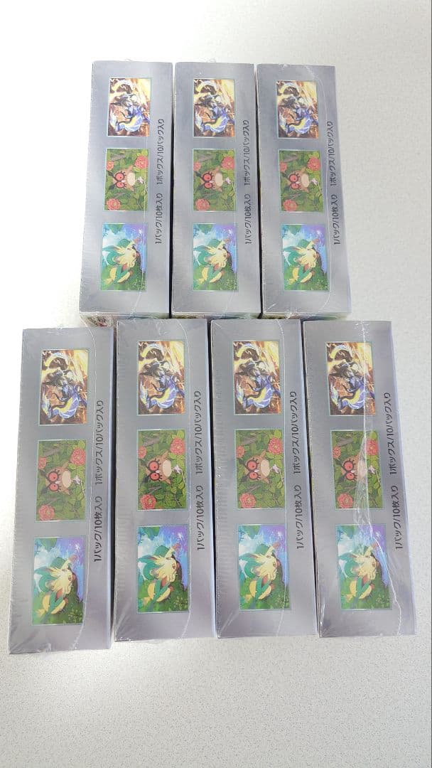 ポケモンカードゲーム テラスタルフェスex シュリンク付き 7box