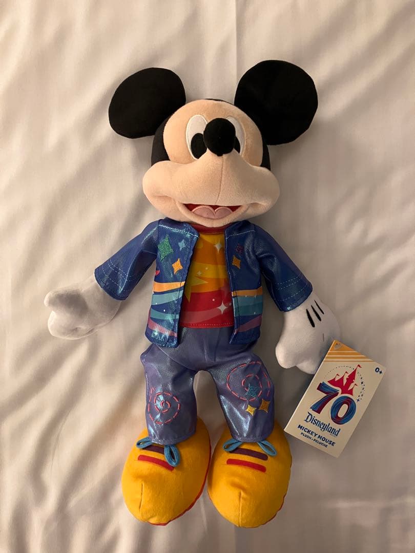 カルフォルニアディズニー70周年記念 ミッキーとミニー ぬいぐるみセット
