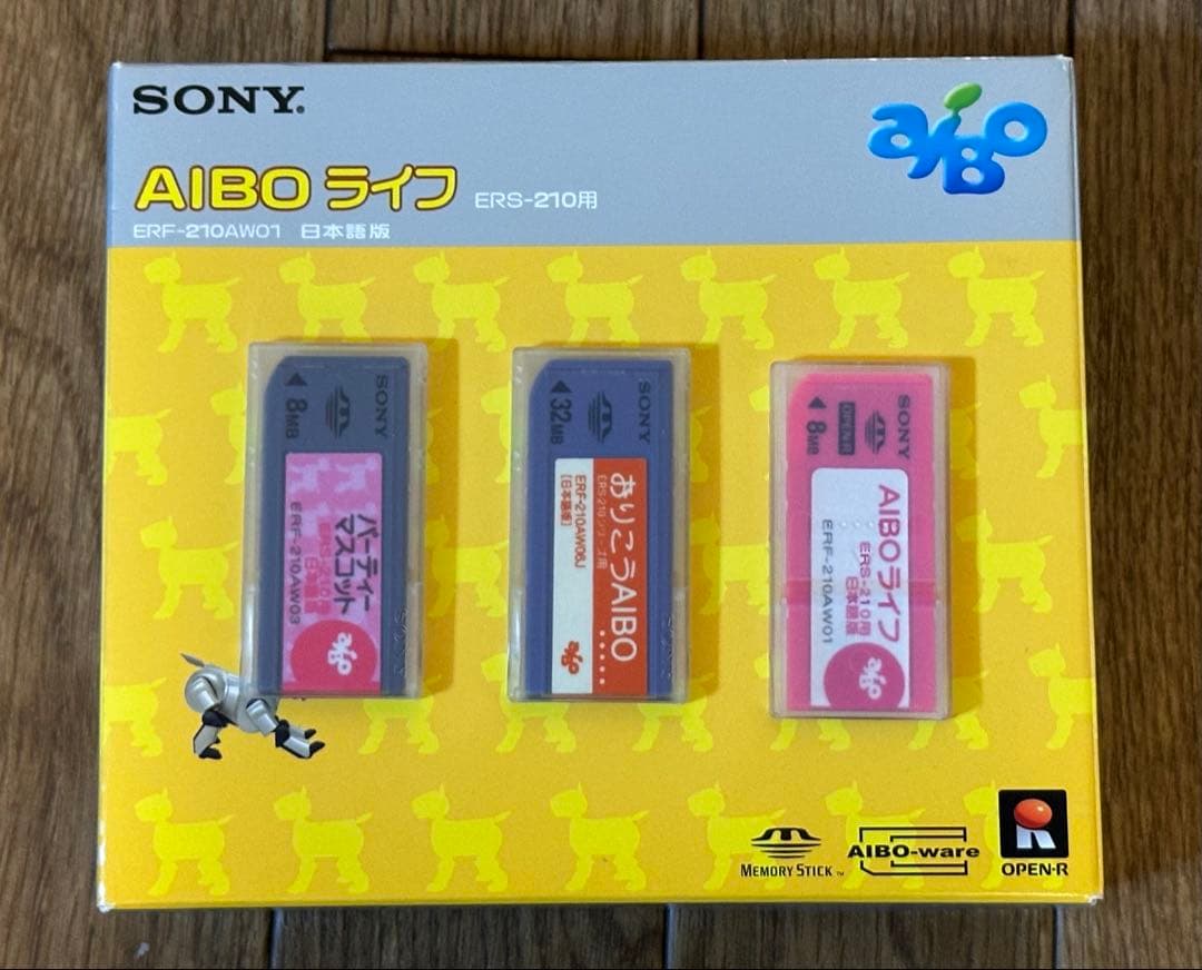 SONY AIBO ERS-210動作品整備済/充電台/無線LAN/ソフト3本