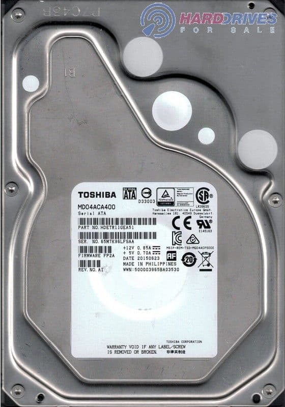 TOSHIBA MD04ACA400 4TB 内蔵型ハードディスクドライブ