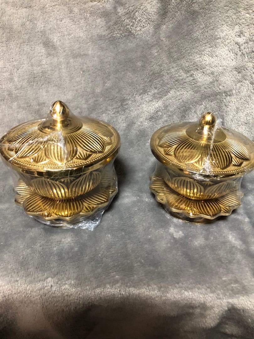 仏教・密教法器　洒水器　塗香器　新品未使用品