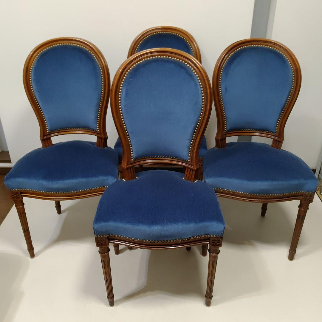 ④　1脚　France　chair　フランス　アンティーク　チェア　匿名配送