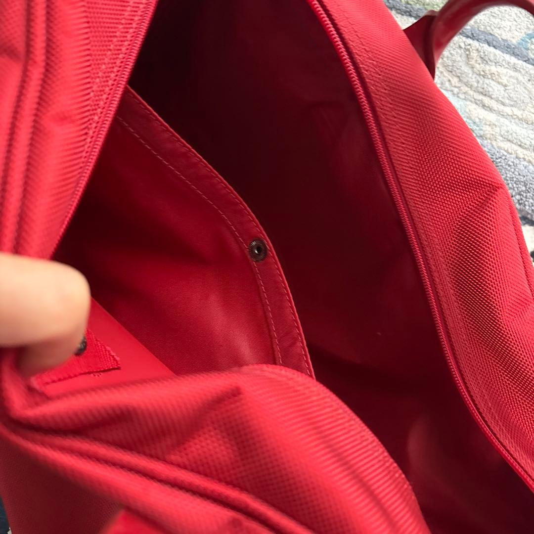 LONGCHAMP ロンシャン　スーツケース　キャーリーバッグ　旅行カバン　赤色