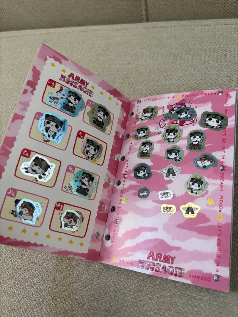 平成レトロ　シールブック　シール帳　うさぎ　当時品