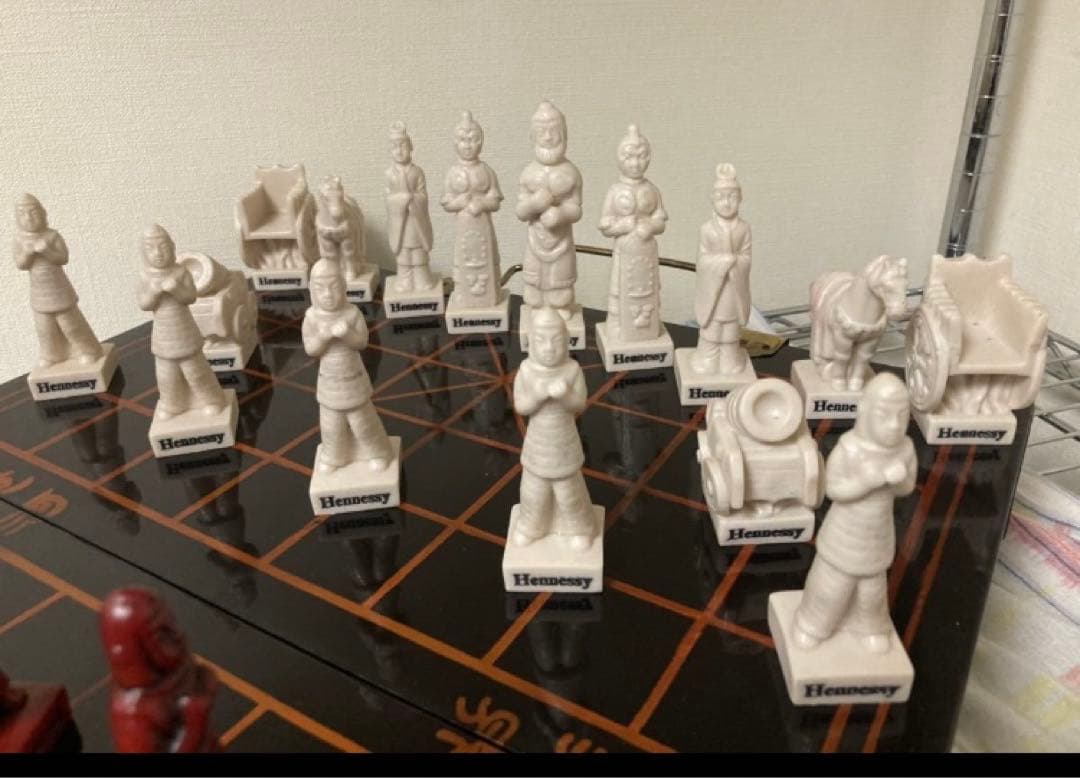 激レア 珍品　Hennessy ヘネシー　中国将棋 シャンチー 象棋コレクション