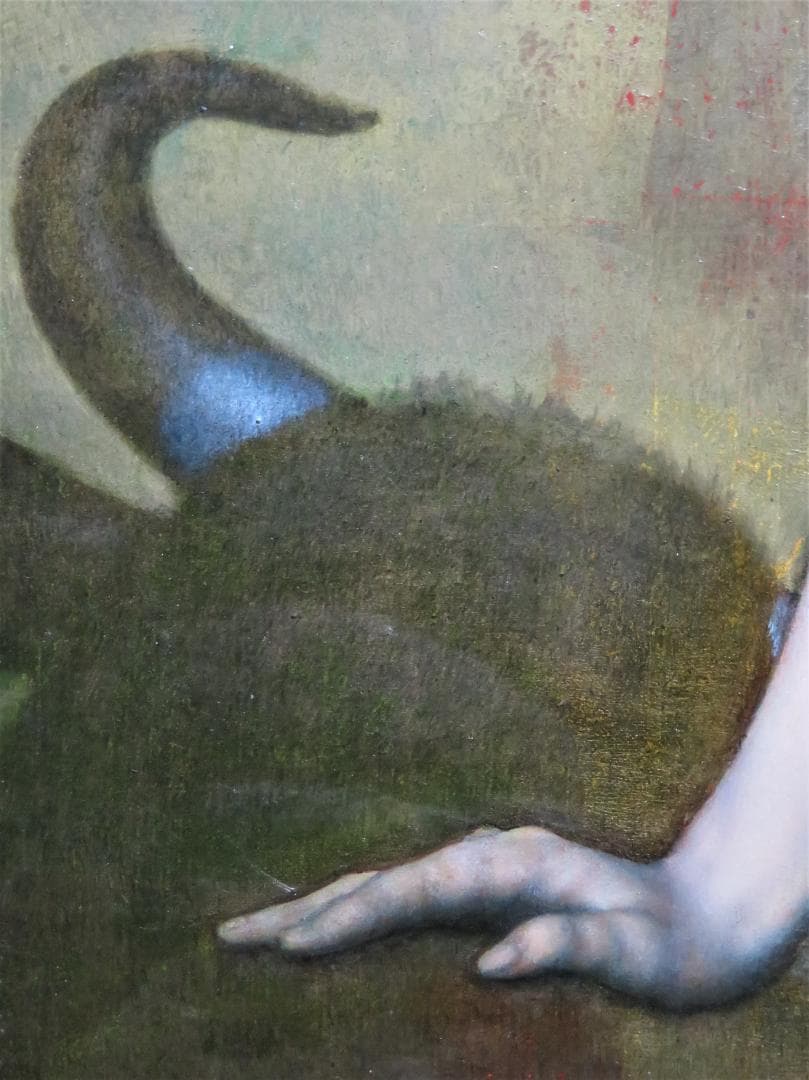 ◆小川以久男　「エウロペ」　油彩F15号　裸婦　ギリシャ神話　 安田火災賞　◆