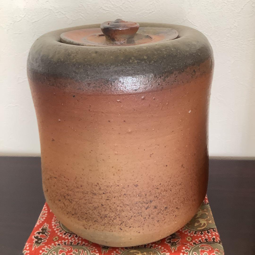 備前　水指　山本雄一　作　茶道具　茶碗　茶室　茶入　茶杓