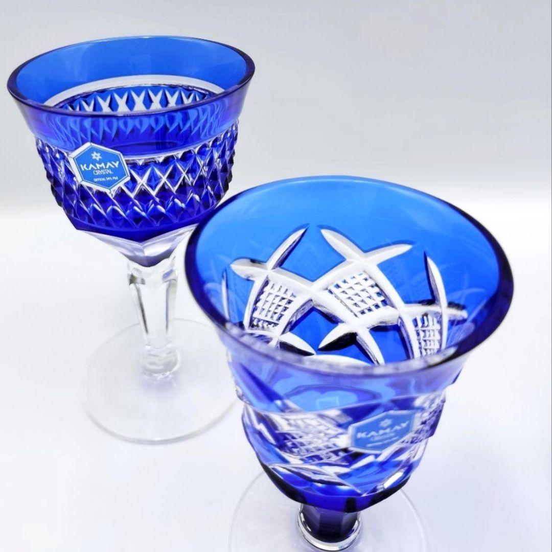 超希少品☆色被切子 グラスセット 最高級カット（切子 江戸切子 薩摩切子）