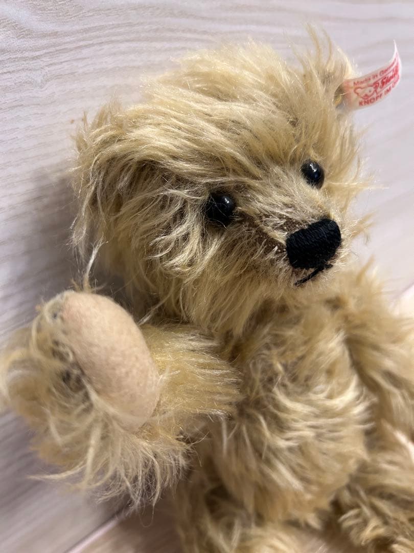 Steiff シュタイフ　くま　テディベア　ベージュ　可動式　音声内蔵