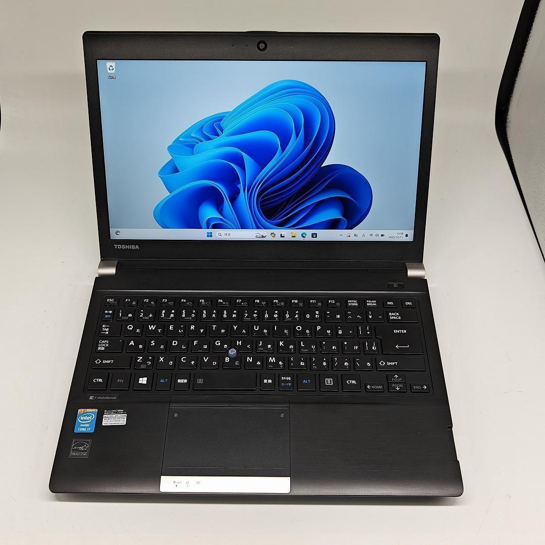 【東芝】R83 爆速i7 新品SSD512GB 16GB ブラック ノートPC