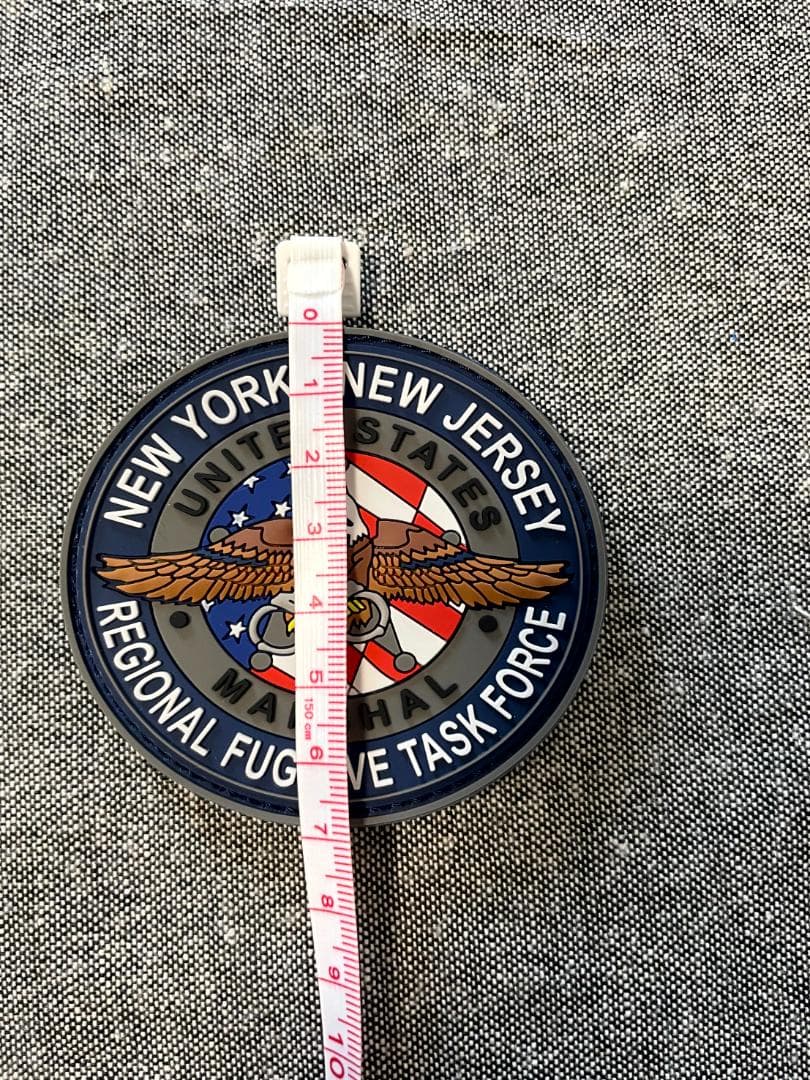 US MARSHAL PVC Patch パッチ TASK FORCE ブルー