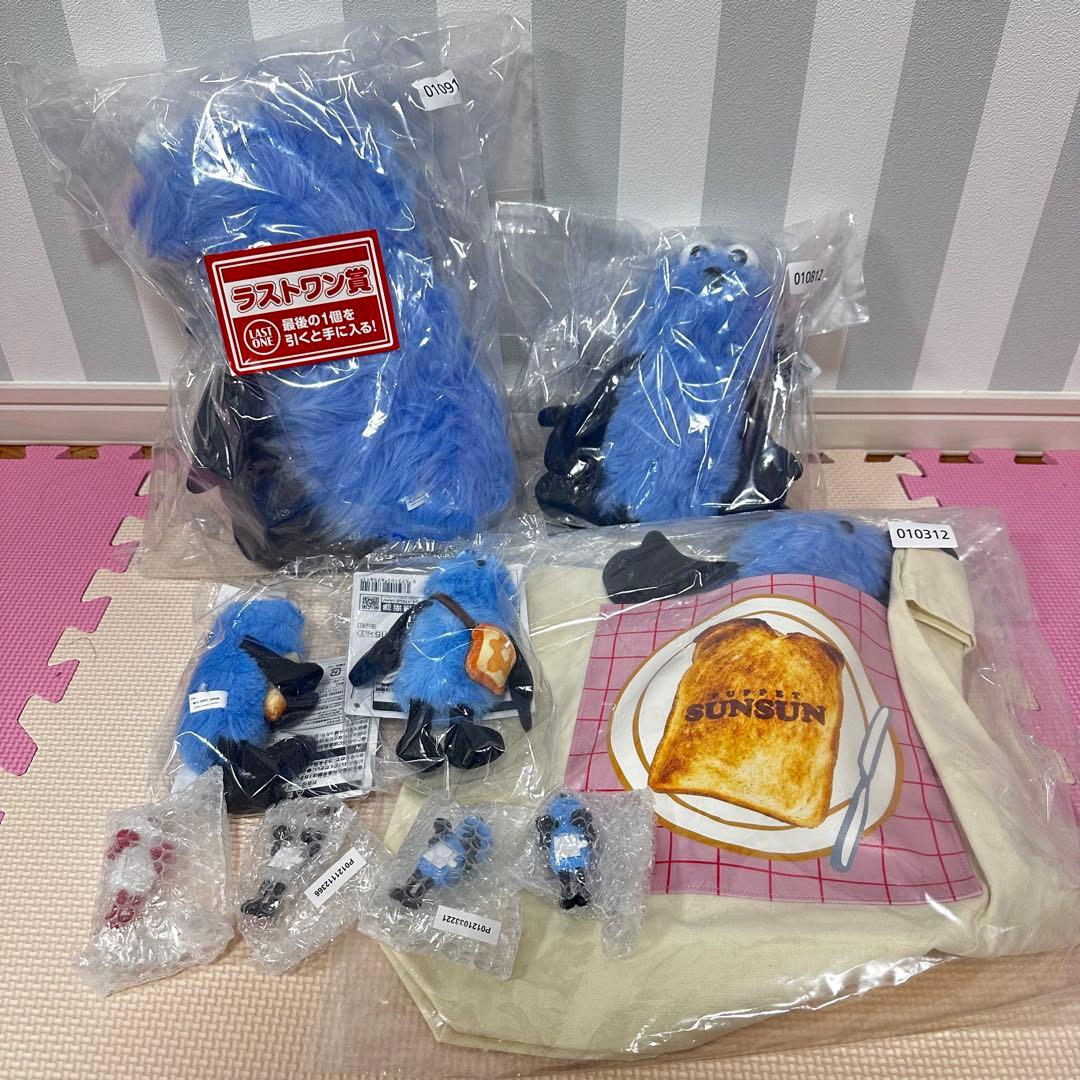 パペットスンスン 一番くじ A B D E ラストワン賞 上位賞 コンプ