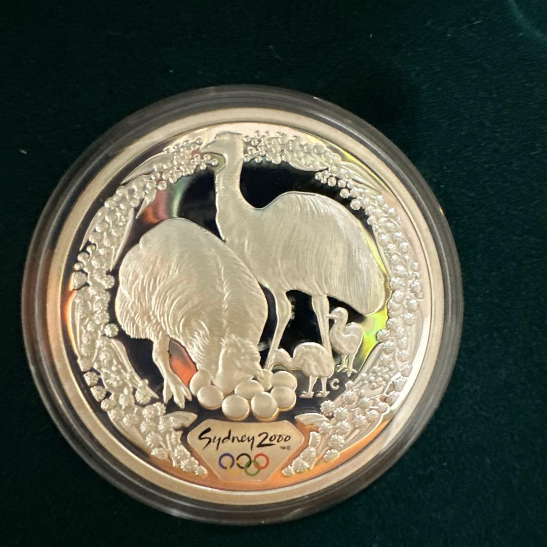 7月SALE☆2000年☆シドニーオリンピック☆公式記念☆5ドル銀貨4枚セット☆