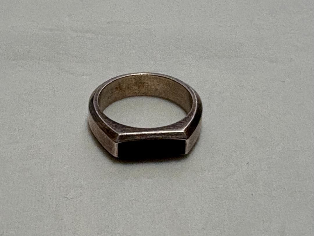 CTHY RING [BLACK AGATE]　19号