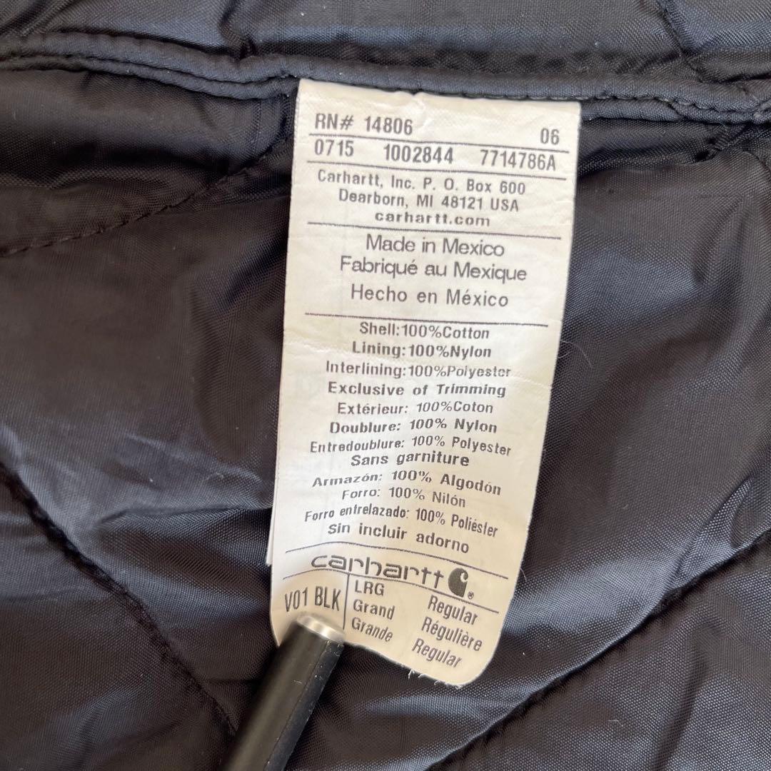 carhartt vtg ダックベスト V01 BLK★Lサイズ★ブラック