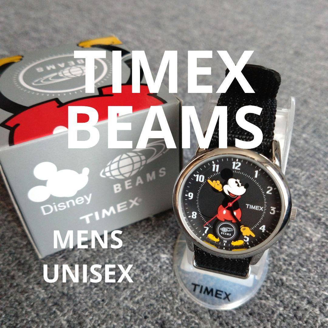 【TIMEX】 BEAMS Disney ミッキー 腕時計 黒