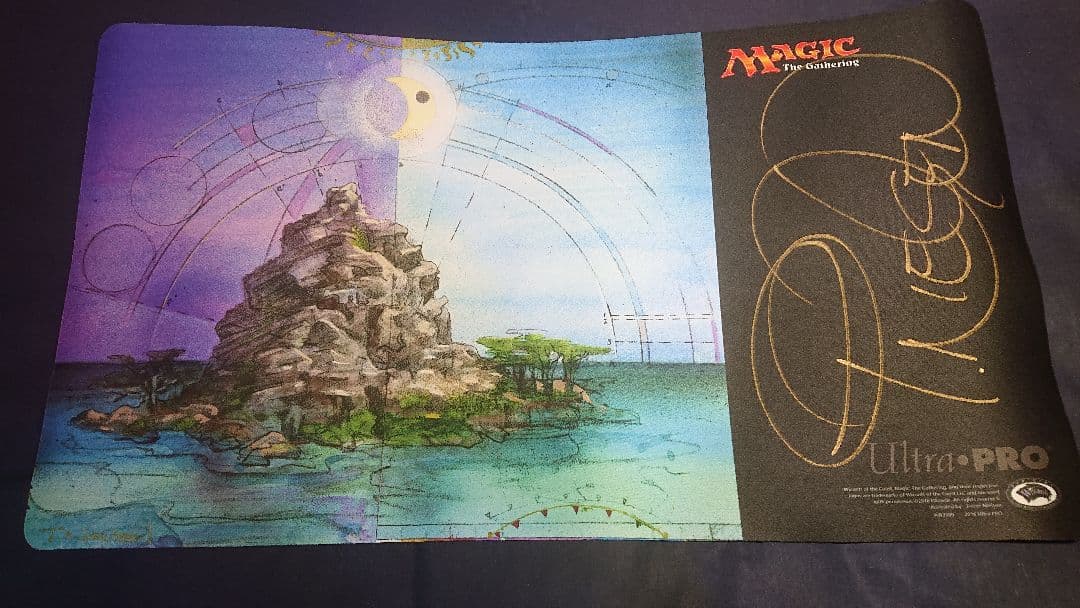 MTG GURUランド（サイン付き） プレイマット 5枚セット＋おまけ付き