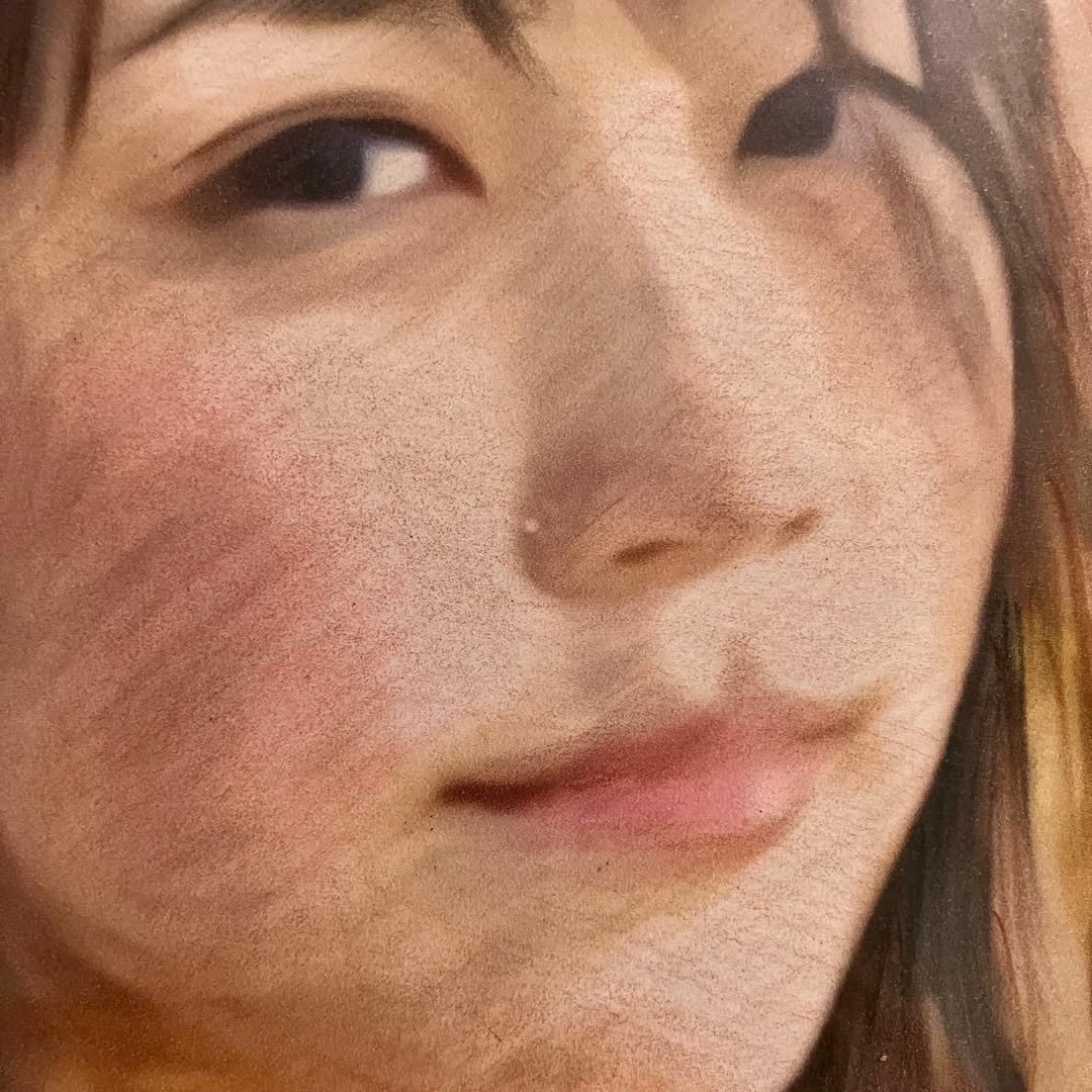 女優画20 額装品　額縁寸法32.7㎝×24.0㎝×1.5㎝　定款付　京藤夏樹